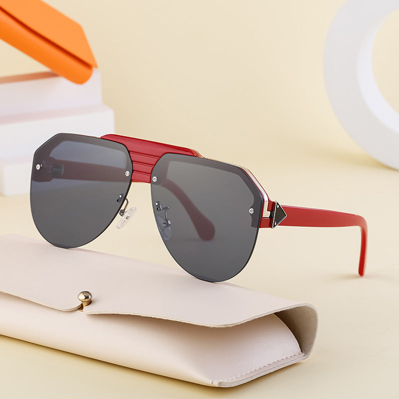 Wholesale Half Frame Sunglasses UV Protection Sunglasses